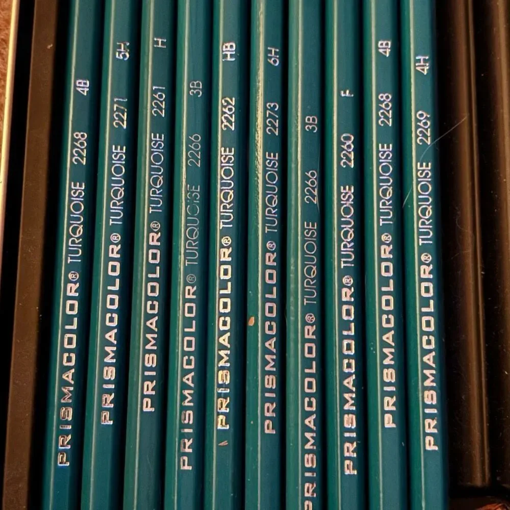 Prismacolor Premier Turquoise Sketching Pencils (10 In Box)